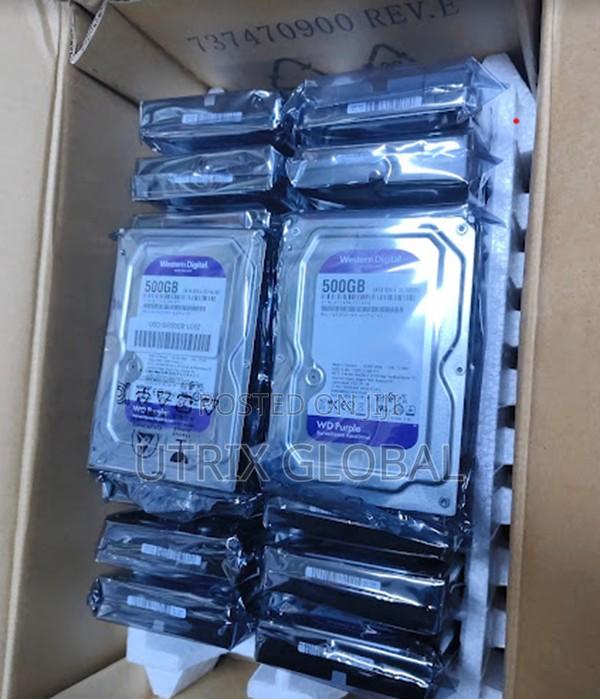 Wd 500gb Purple Hard Disk Built For Cctv Systems