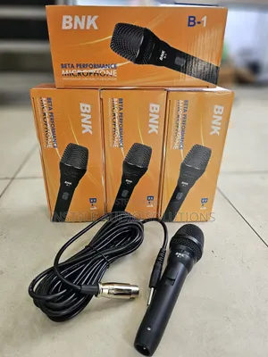 BNK B1 Dynamic Wired Microphone With 10 Meters Cable Pay on Delivery
