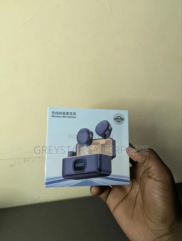 Wireless Magnetic Button Microphone Portable Mini Mic iPhone and Typec