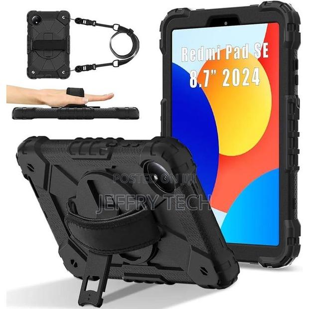 Kiople Armor Case for Xiaomi Redmi Pad Se 8.7 Case With Shoulder Strap - main view