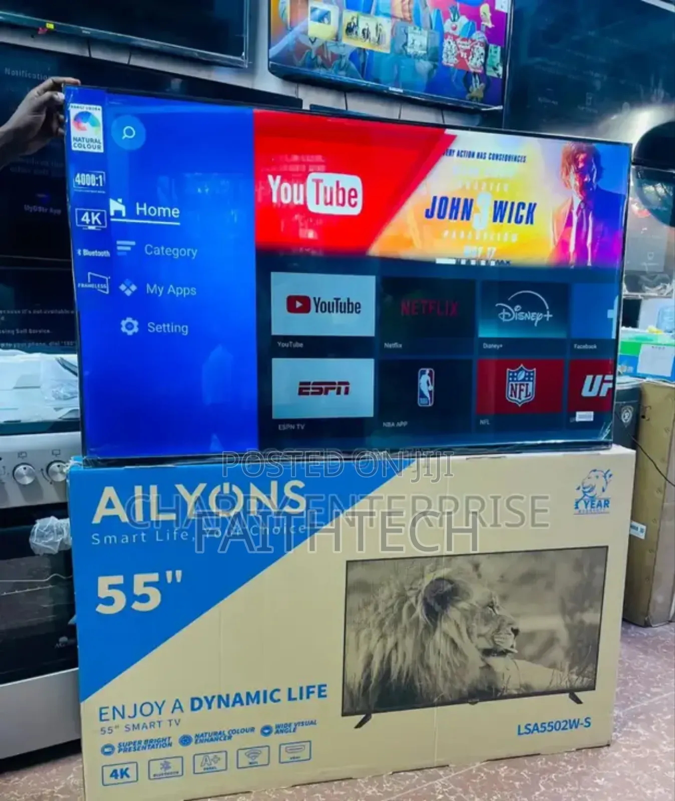 Ailyons 55inches Smart Android Tv