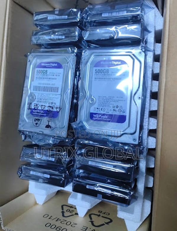 Western Digital 500gb Cctv Hard Drive 24 7 Recording