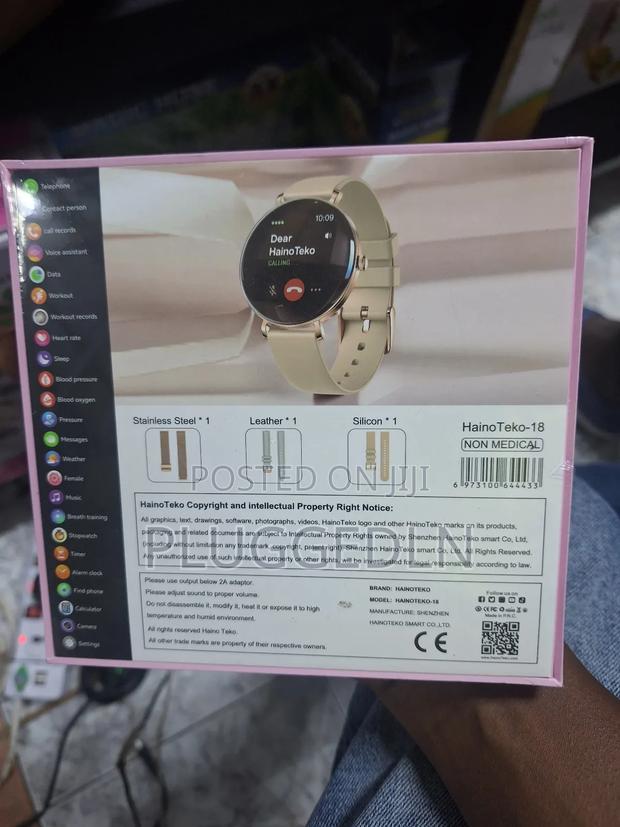 Hainoteko-18 Amoled Smart Watch