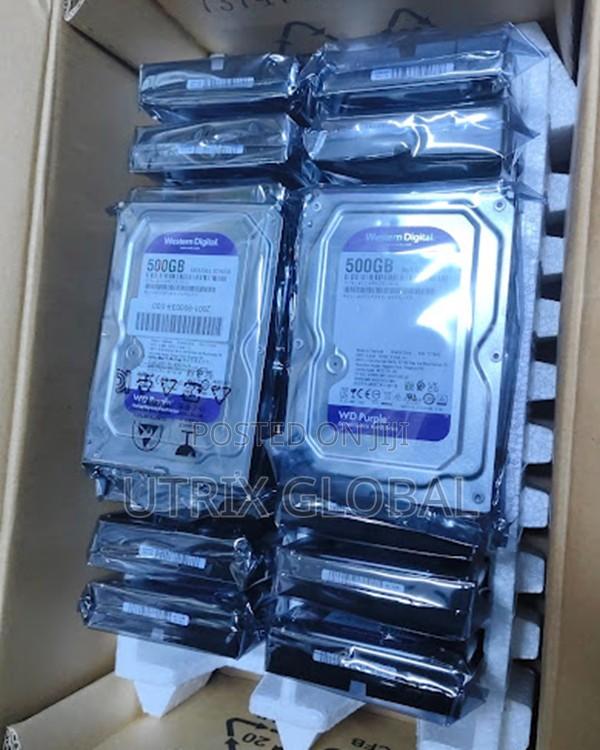 500gb Wd Surveillance Hdd For Dvr And Nvr Cameras
