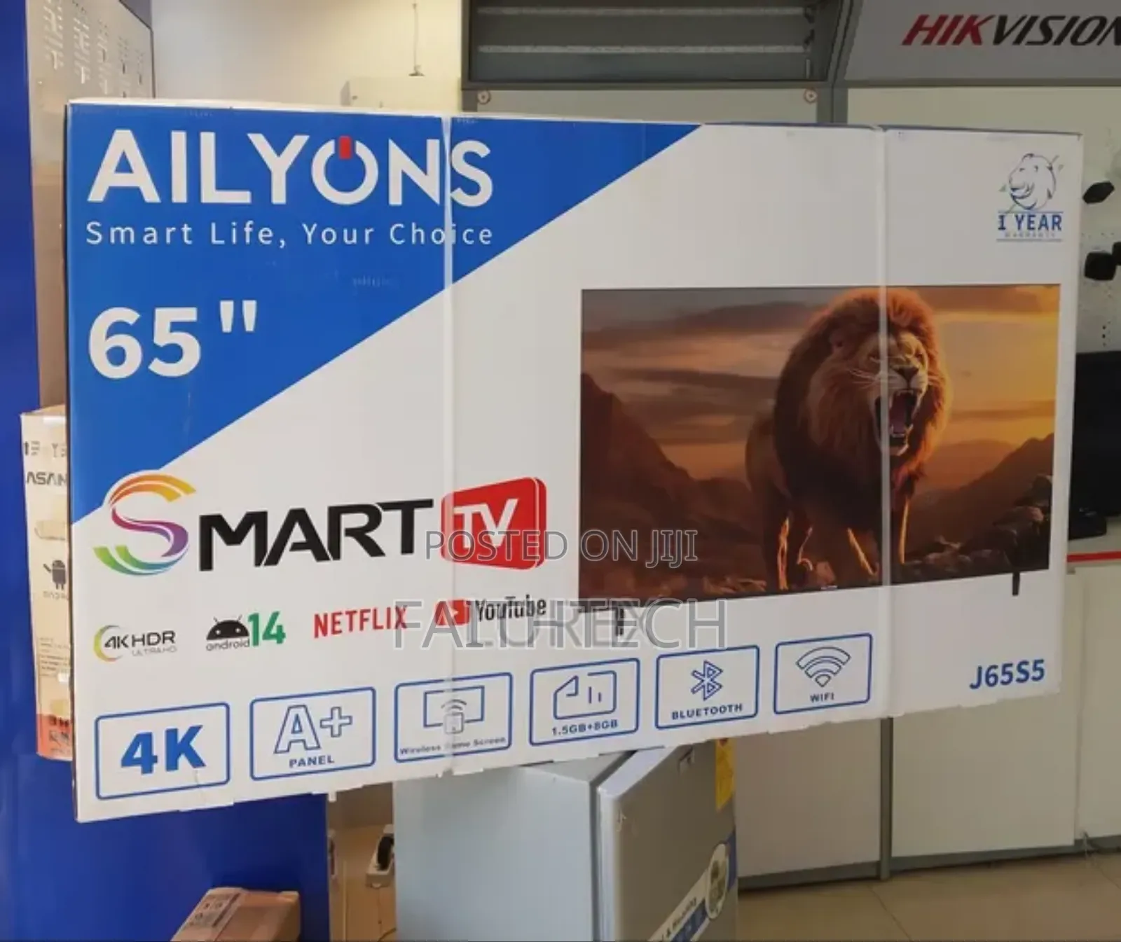 Ailyons 65inches Smart Tv