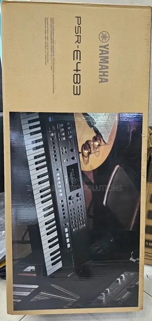 New Model Yamaha PSR E483 Professional Keyboard Complete With Adapter