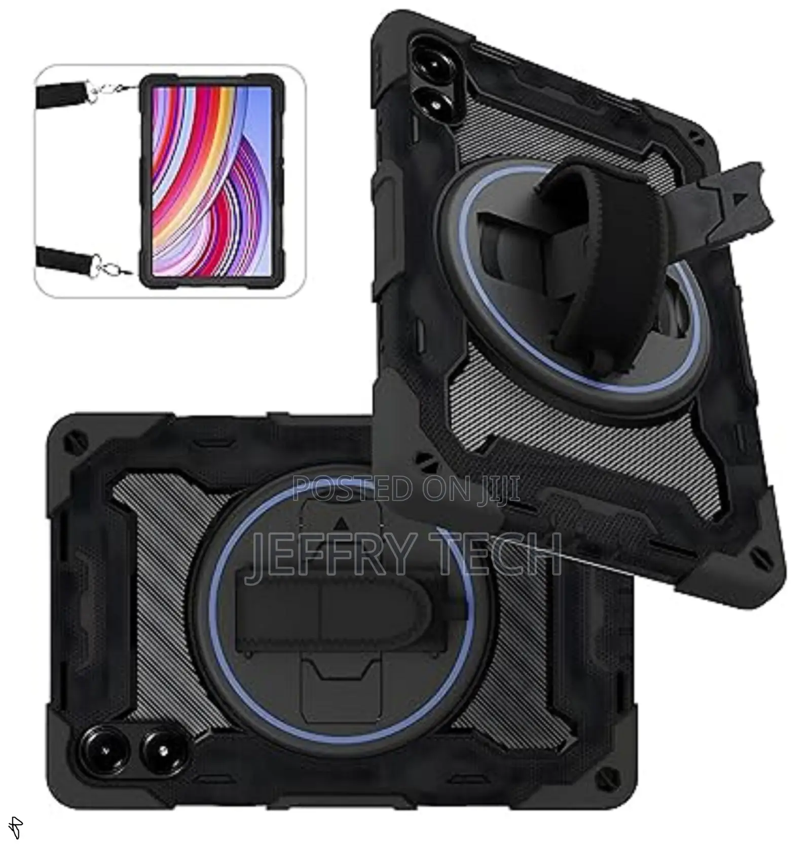 Tralin Redmi Pad Pro 12.1 Inch Case, Rugged 3 Layer Armor Case