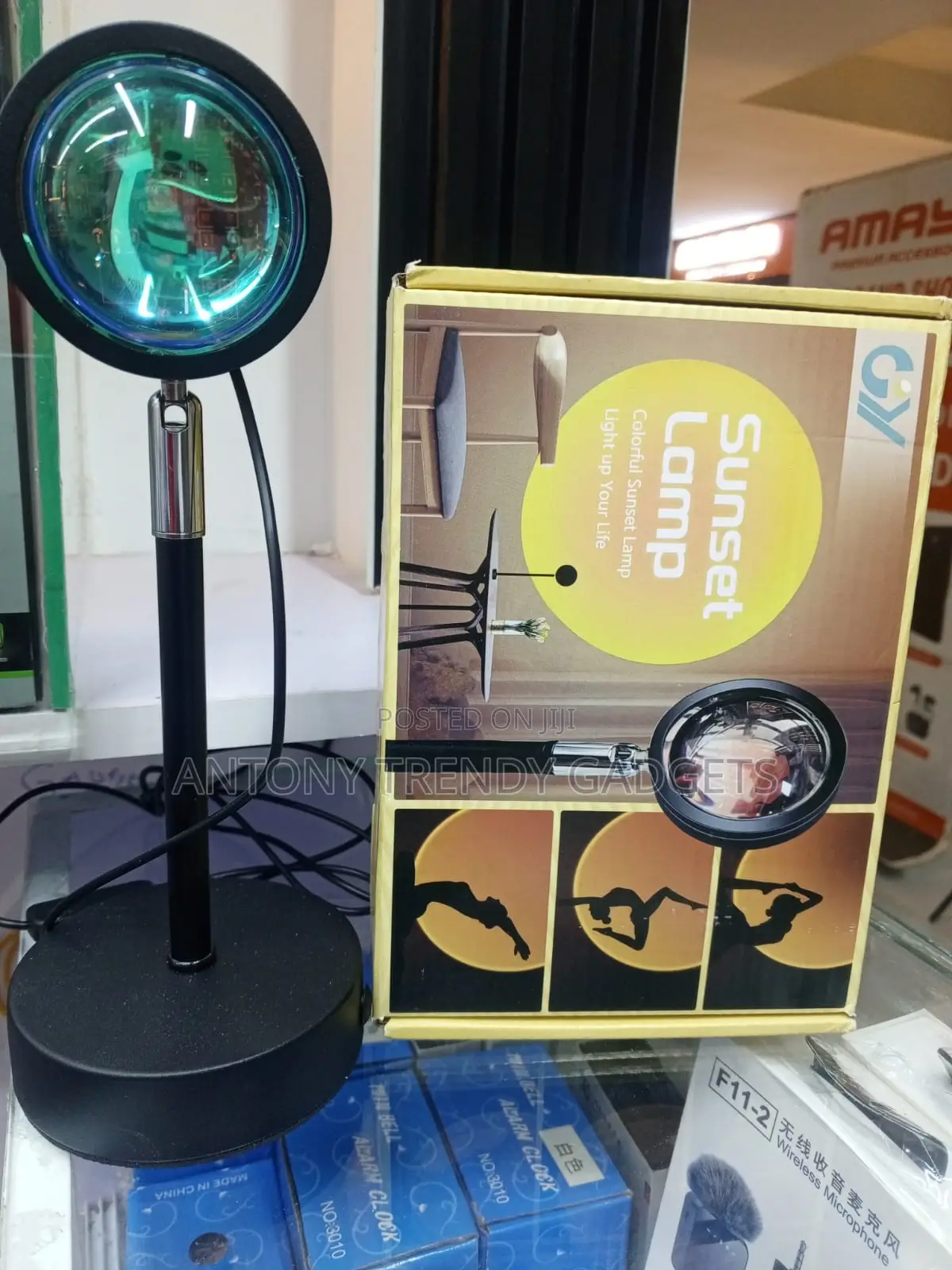 Rgb Sunset Projection Light With Remote For Bedroom & Photos