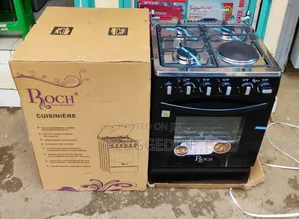 *Roch Standing Cooker 50cmx55cm, 3gas+1electric,