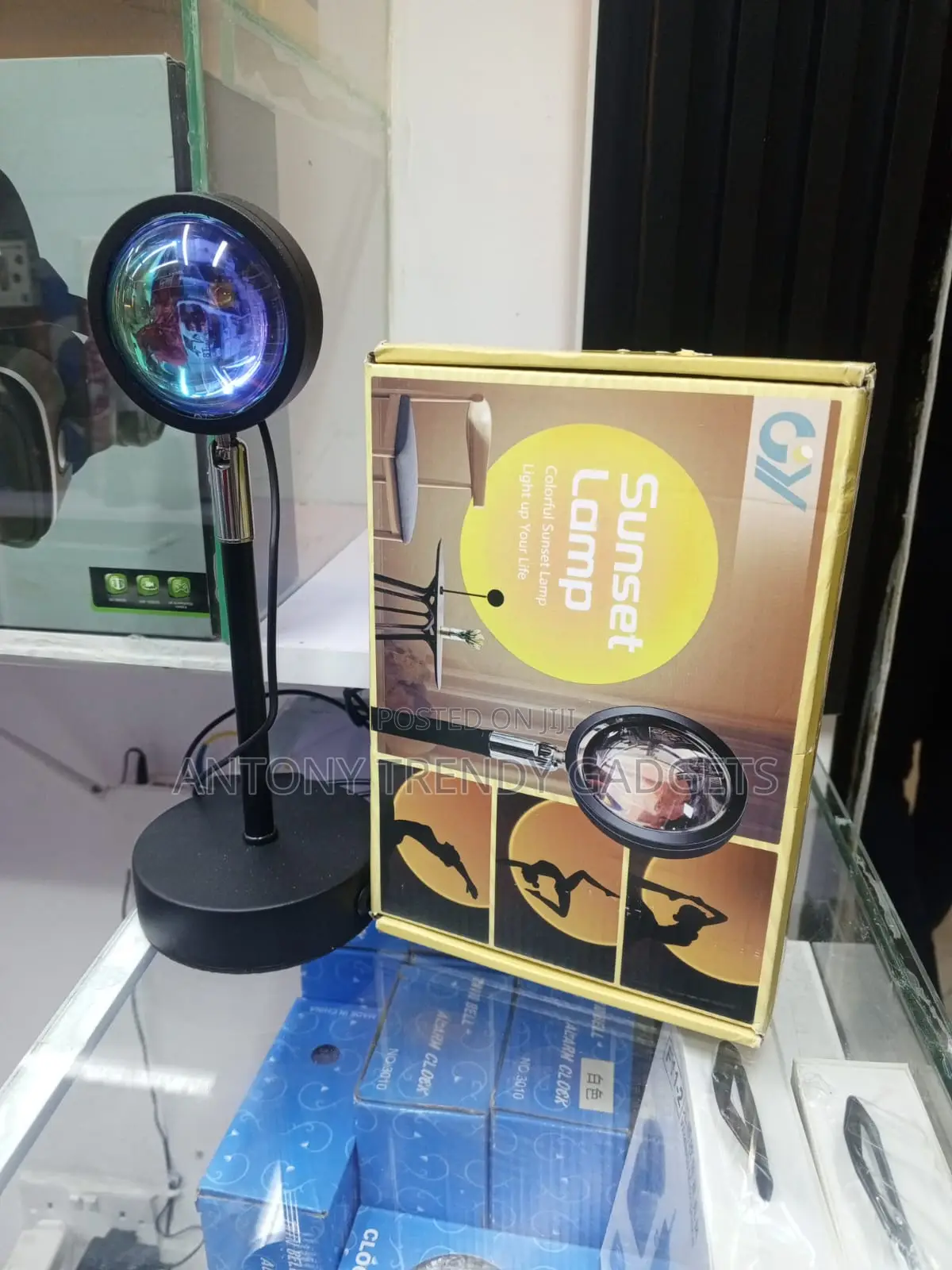 Sunset Led Lamp With Adjustable Angle And Color Modes