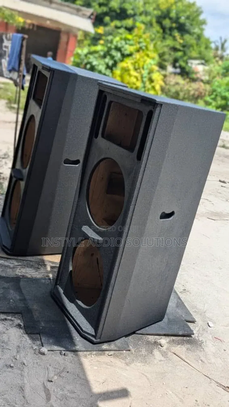 15" Full Range Empty Top Quality Double Box Speaker .