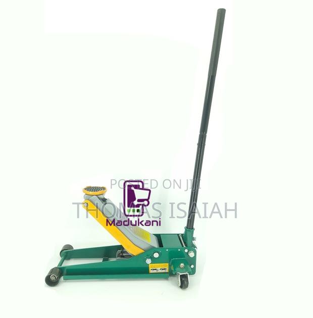 4 Ton Heavy Duty Rapid Lift Trolley Jack With Twin Hydraulic - thumbnail 2
