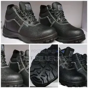 Vaultex Original Leather Safety Shoes (Black)
