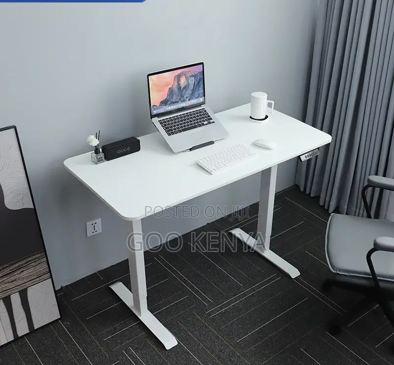 Home Office Desk; Electric Height-adjustable Desk For Computer Use