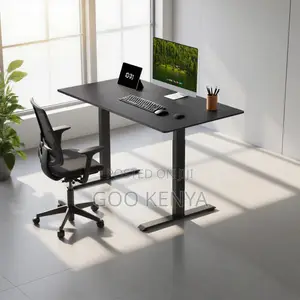 Home Office Desk; Electric Height-adjustable Desk For Computer Use