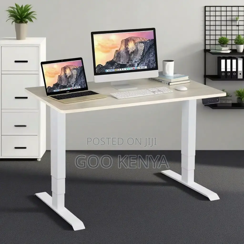 Home Office Desk; Electric Height-adjustable Desk For Computer Use