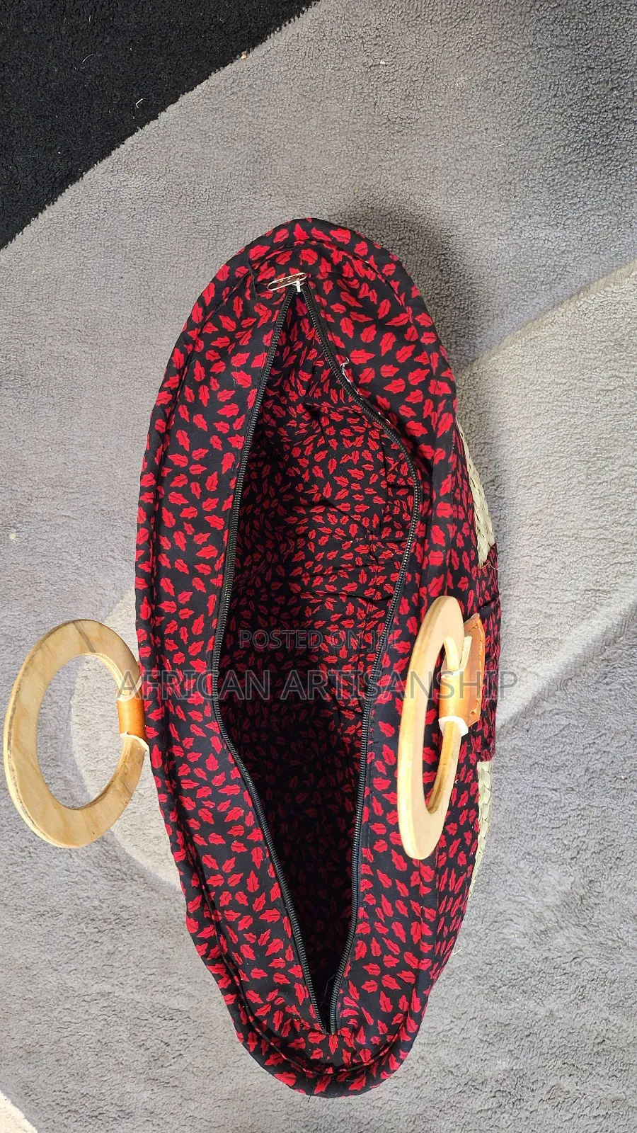 Sisal Kiondo Bags With Kitenge Touch