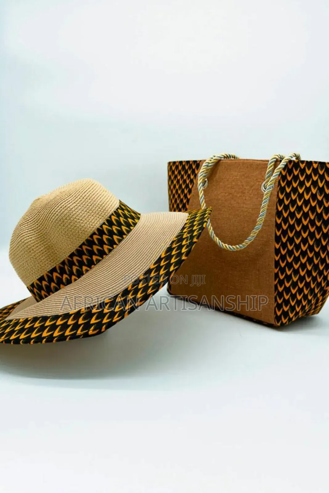 Sisal Kiondo Bags With Kitenge Touch