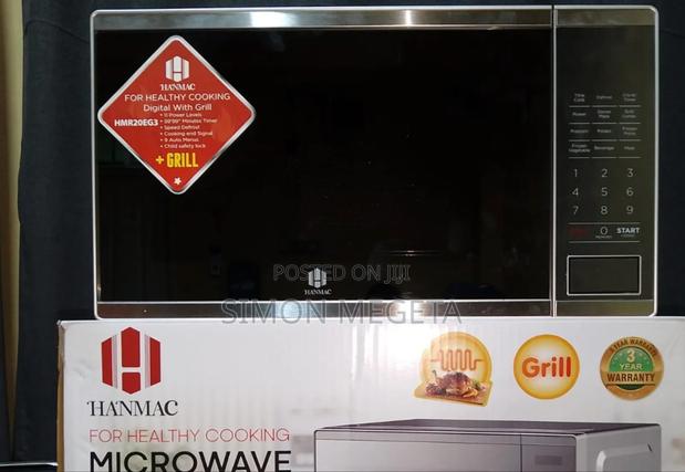 20l Silver Hanmac Digital Microwave With Grill 3year Warranty.