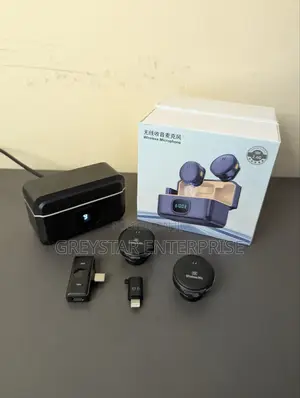 Magnetic Clip Wireless Microphone Button Mic