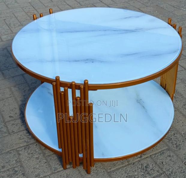 Marble Coffee Table White/Black
