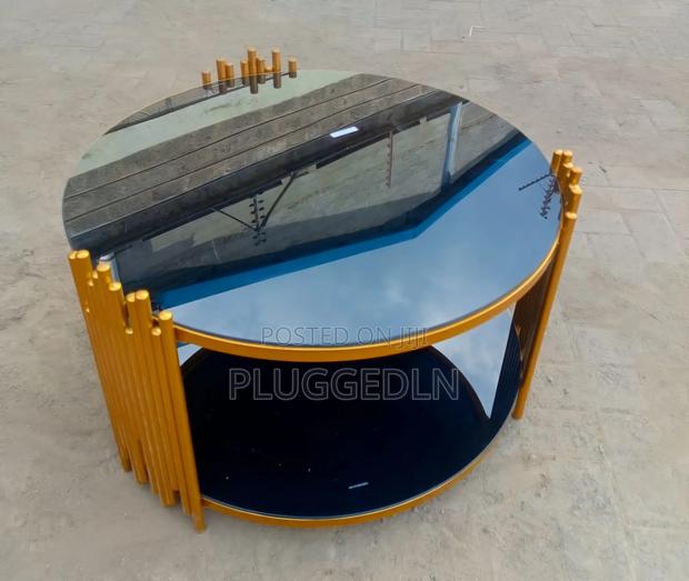 Marble Coffee Table White/Black - thumbnail 2