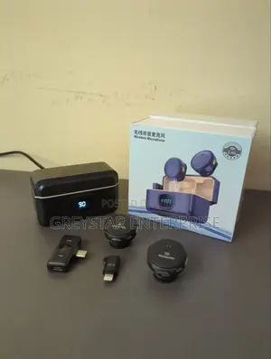 Wireless Mic Magnetic for Content Creation Type and Lightning