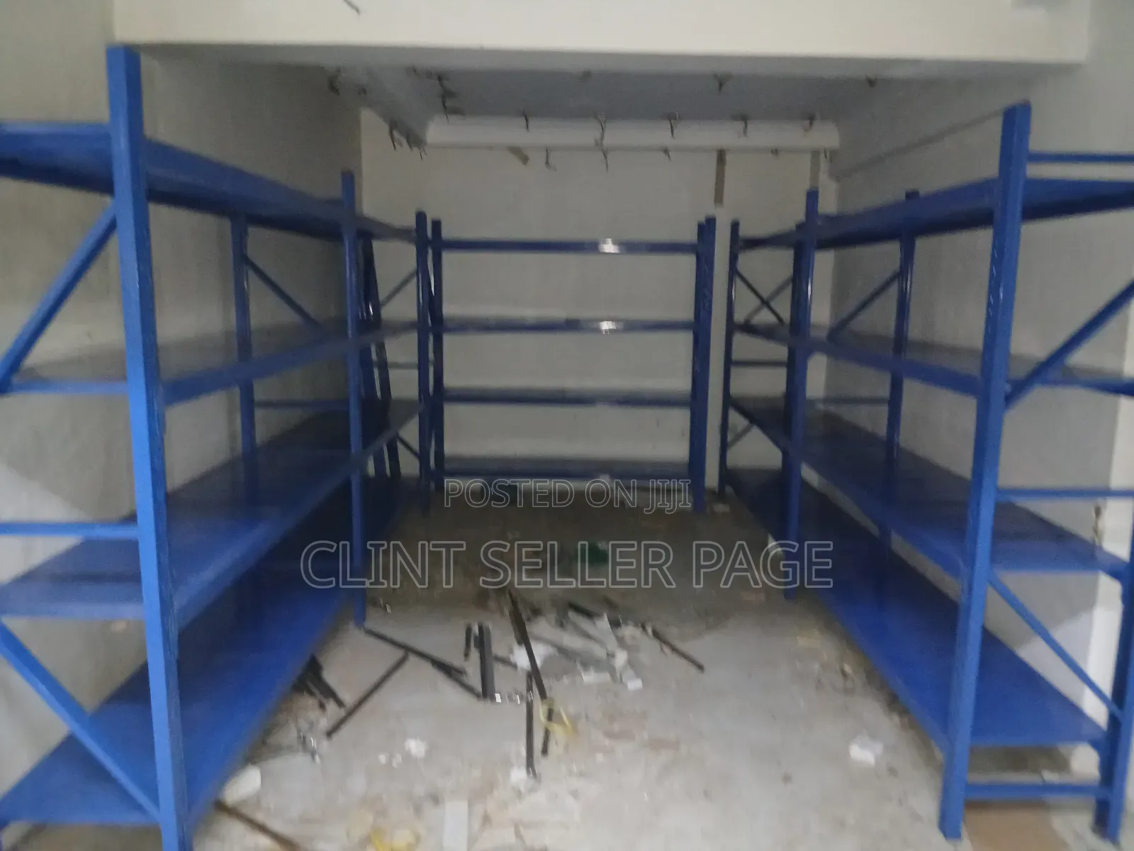 Blue Interlocking Shelves