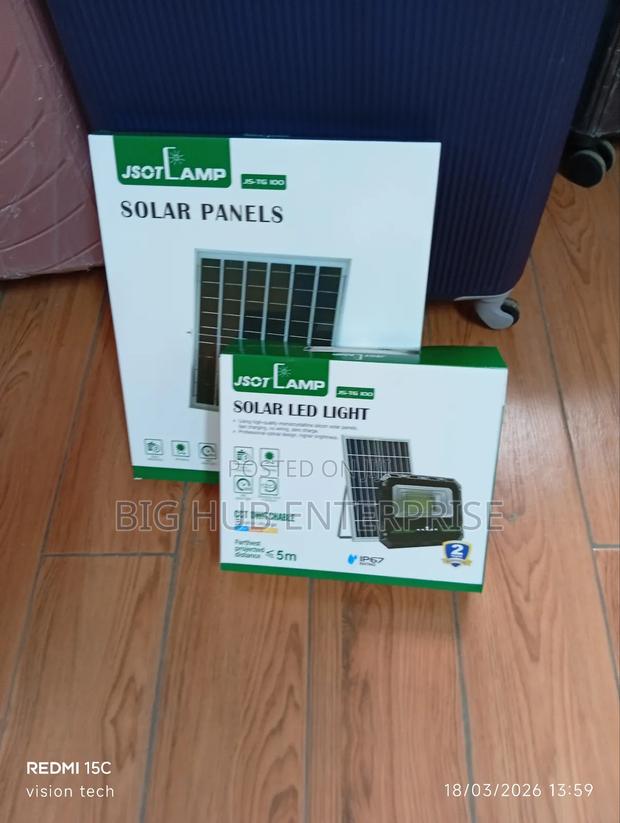 Js-Tg 100 Solar Led Light, - main view