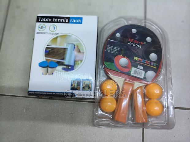 Table Tennis Net Plus Rackets, Table Tennis Bat
