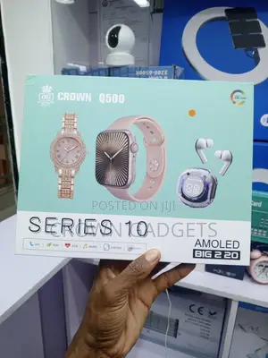 Crown Q500 Series 10 Smartwatch Hd Display for Ios Android