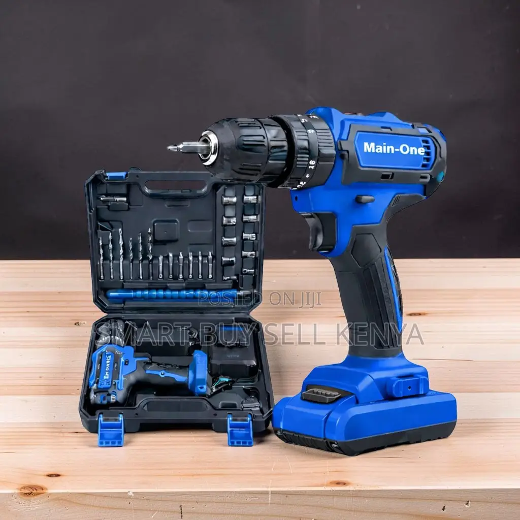 Dual Functionality Cordless Drill With Impact Function