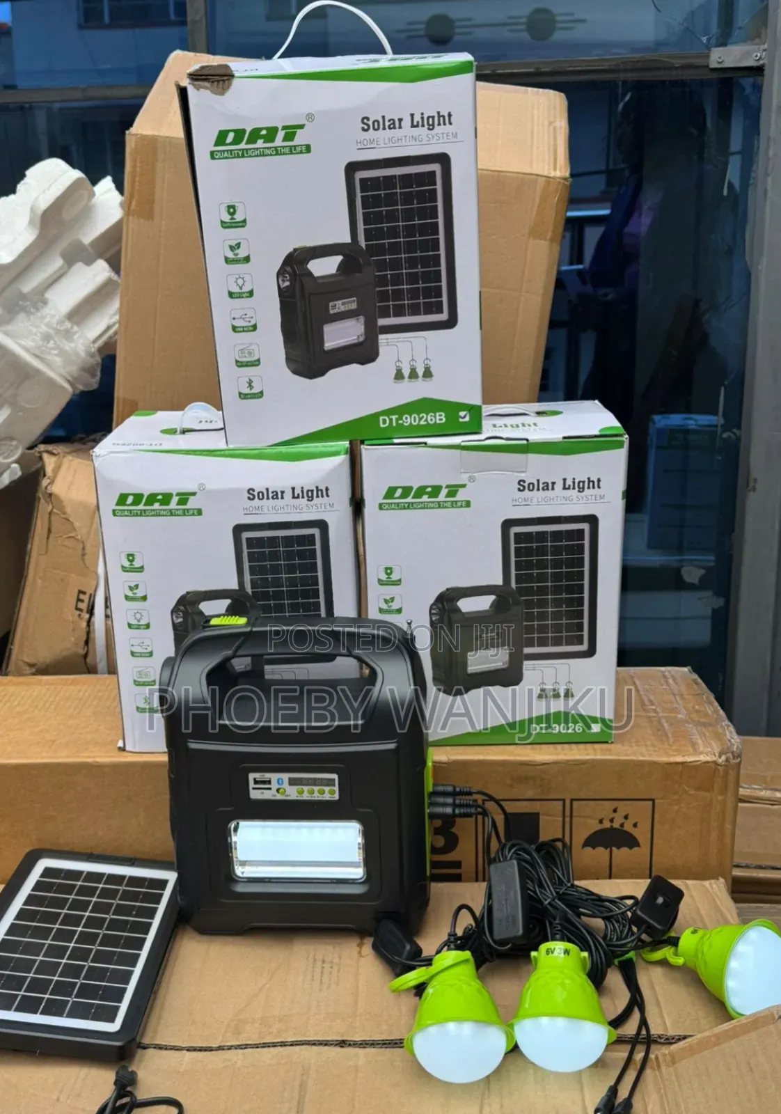 Dat Solar Light Dt 9026b/Solar Light With Fm Radio