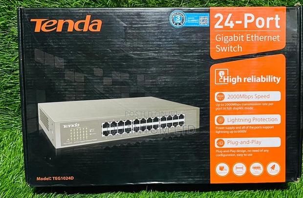 Tenda 24-Port Gigabit Ethernet Switch Teg1024d