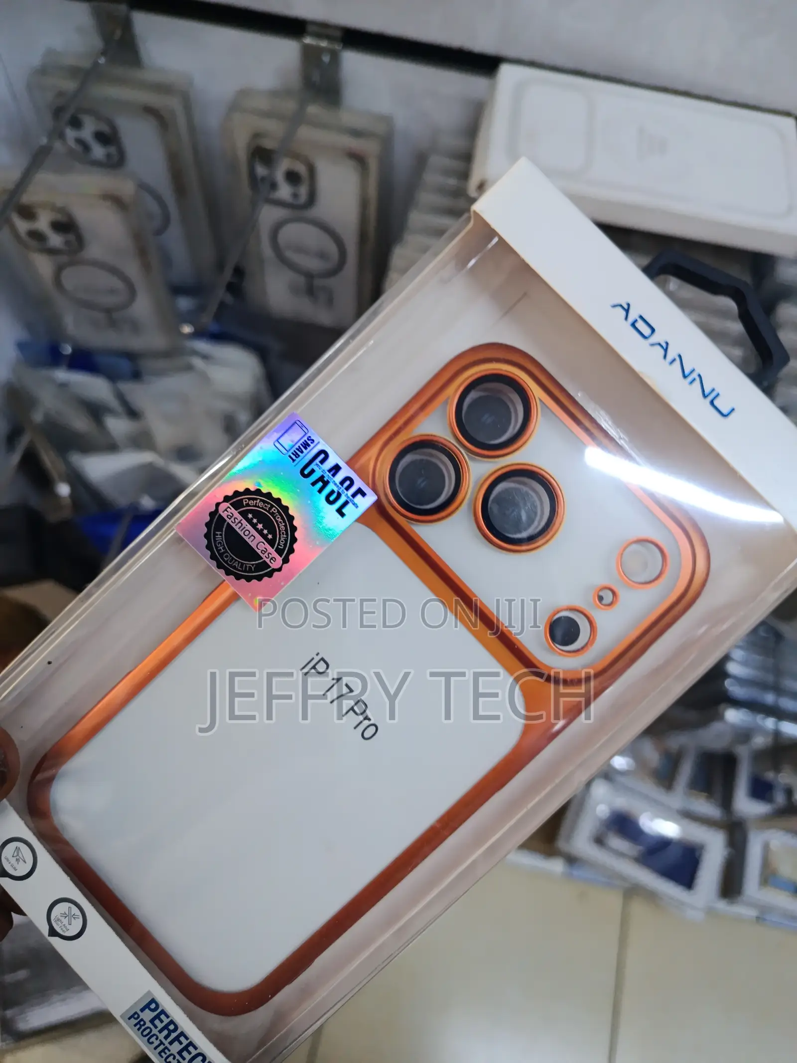 Reen iPhone 17 Pro Icrystal Anti-Yellowing Anti-Scratch Adanu Case