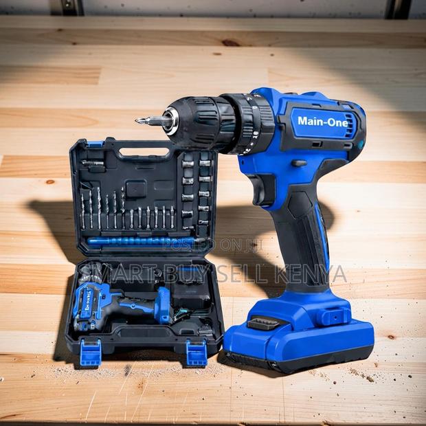 Compact Lightweight Cordless Drill With Impact Function - main view