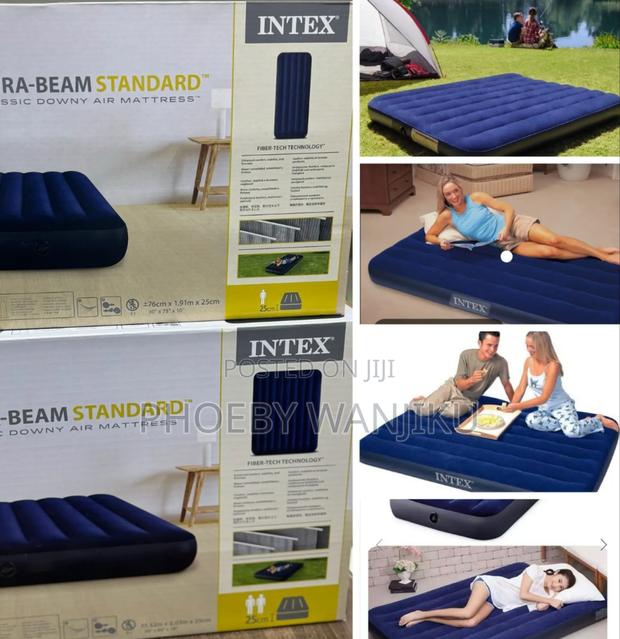 Intex Inflatable Mattress/Inflatable Mattress With Electric Pump