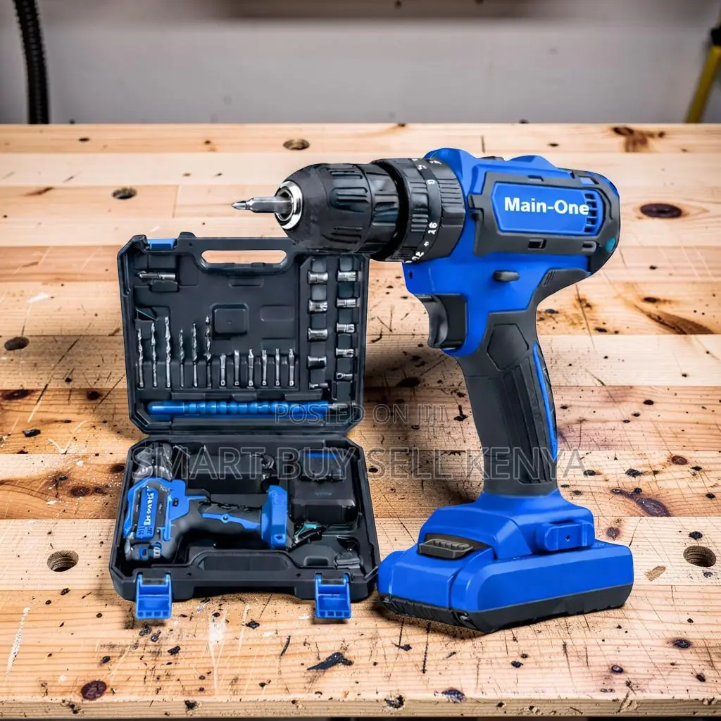 Cordless Convenience Cordless Drill With Impact Function