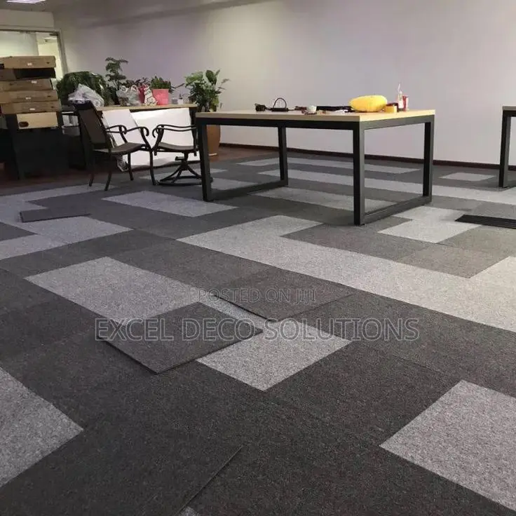 Professional Plain Carpet Tiles – Ideal for Boardrooms Offices