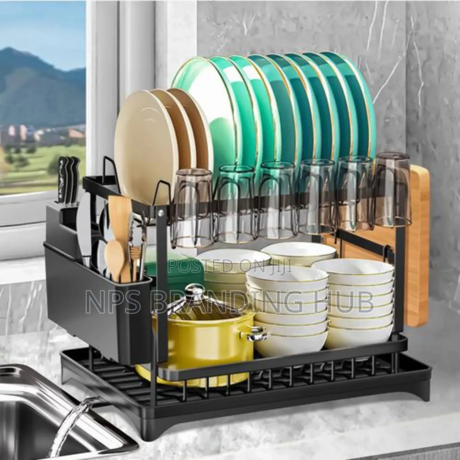 Classy High Quality Dish Rack 2tier Sa