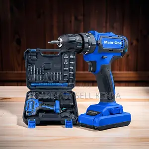 Powerful 20v Cordless Drill With Drilling and Impact Function