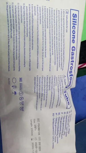 Silicone Gastrotomy Tube