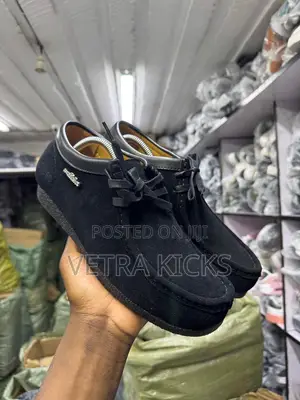 Clarks Wallabees Black – Classic Casual Shoes Kenya