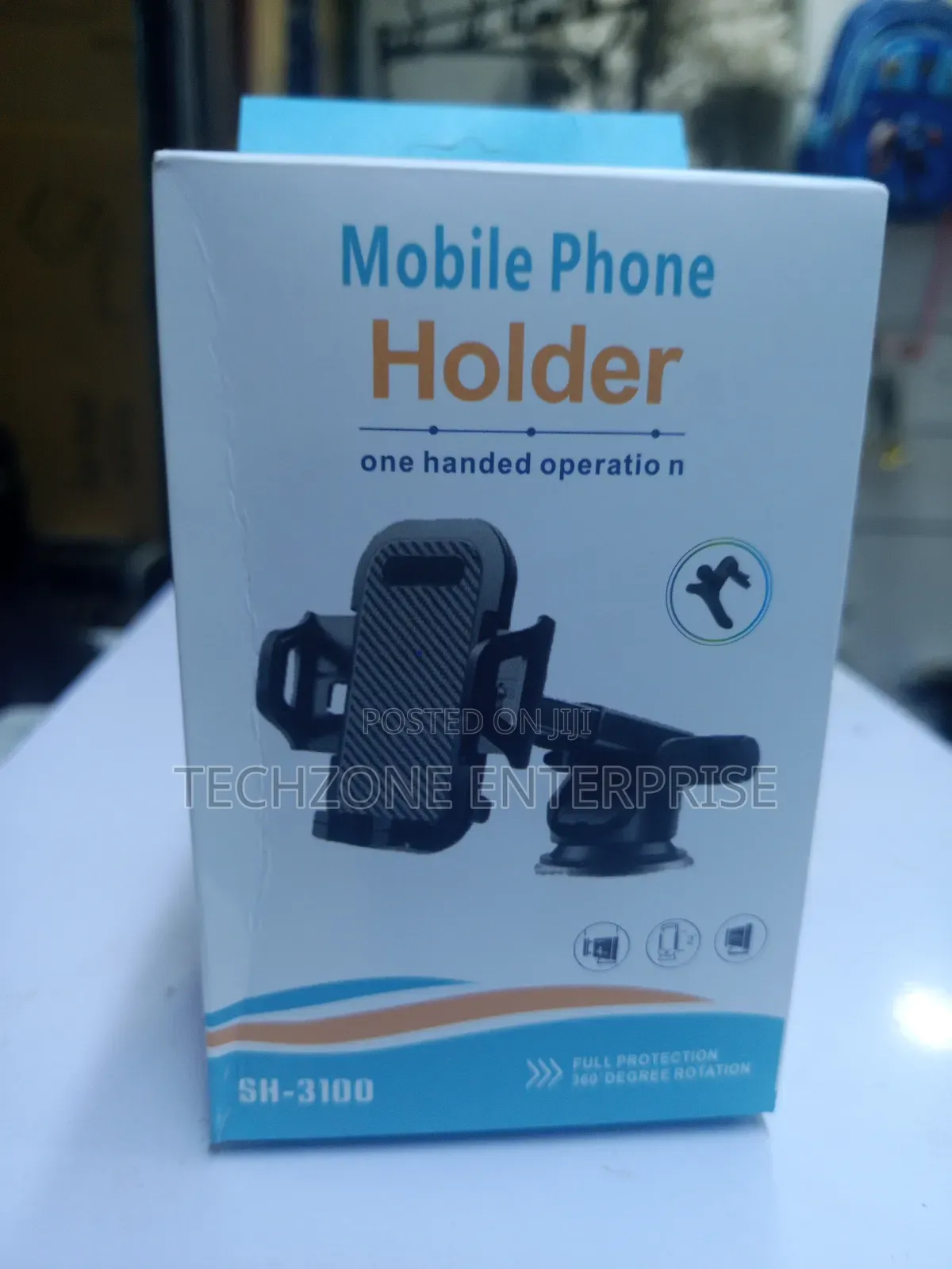 Mobile Phone Holder With 360 Degree Rotation 