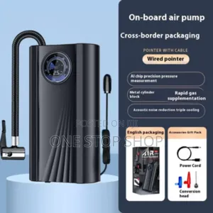 12v Plug in Car Air Compressor Tyre Puncture Inflator