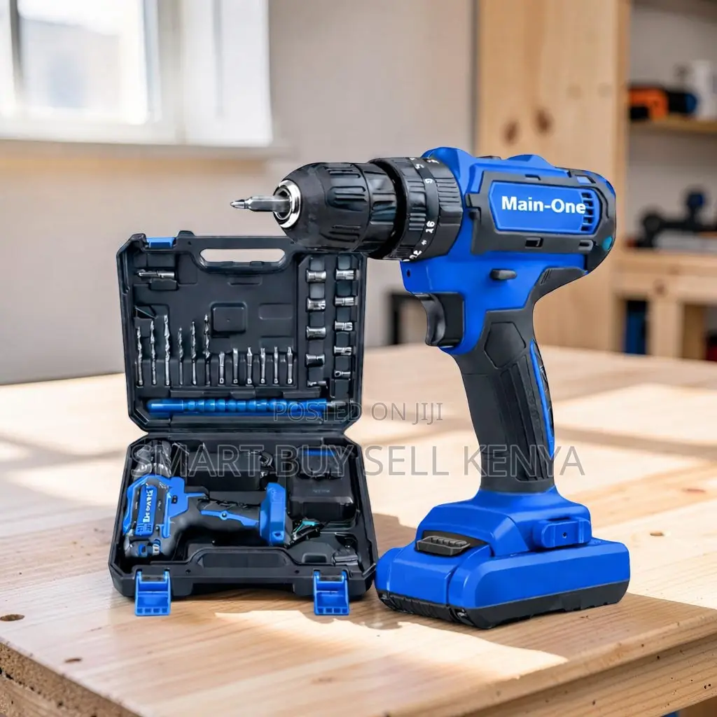 Lightweight Electric Cordless Drill With Drilling and Impact Function
