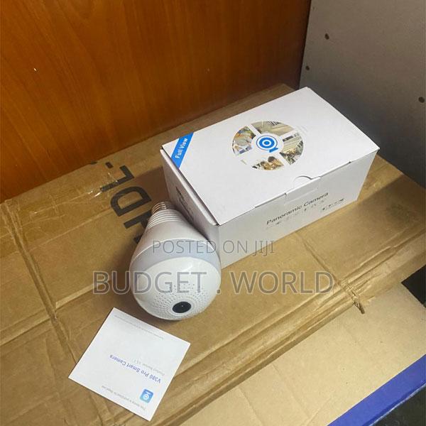360° Panoramic Bulb CCTV Camera – Full Room Coverage - main view