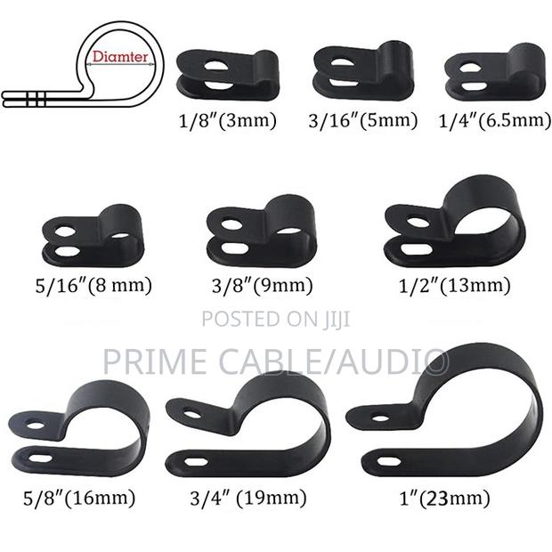 16mm R-Type Cable Clamp (Cable Clip) - main view