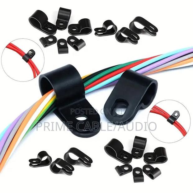 16mm R-Type Cable Clamp (Cable Clip) - thumbnail 2