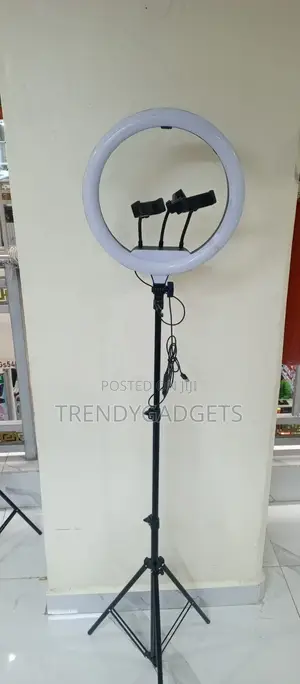Qx360 14” Ring Light 360° Phone Holder for Streaming